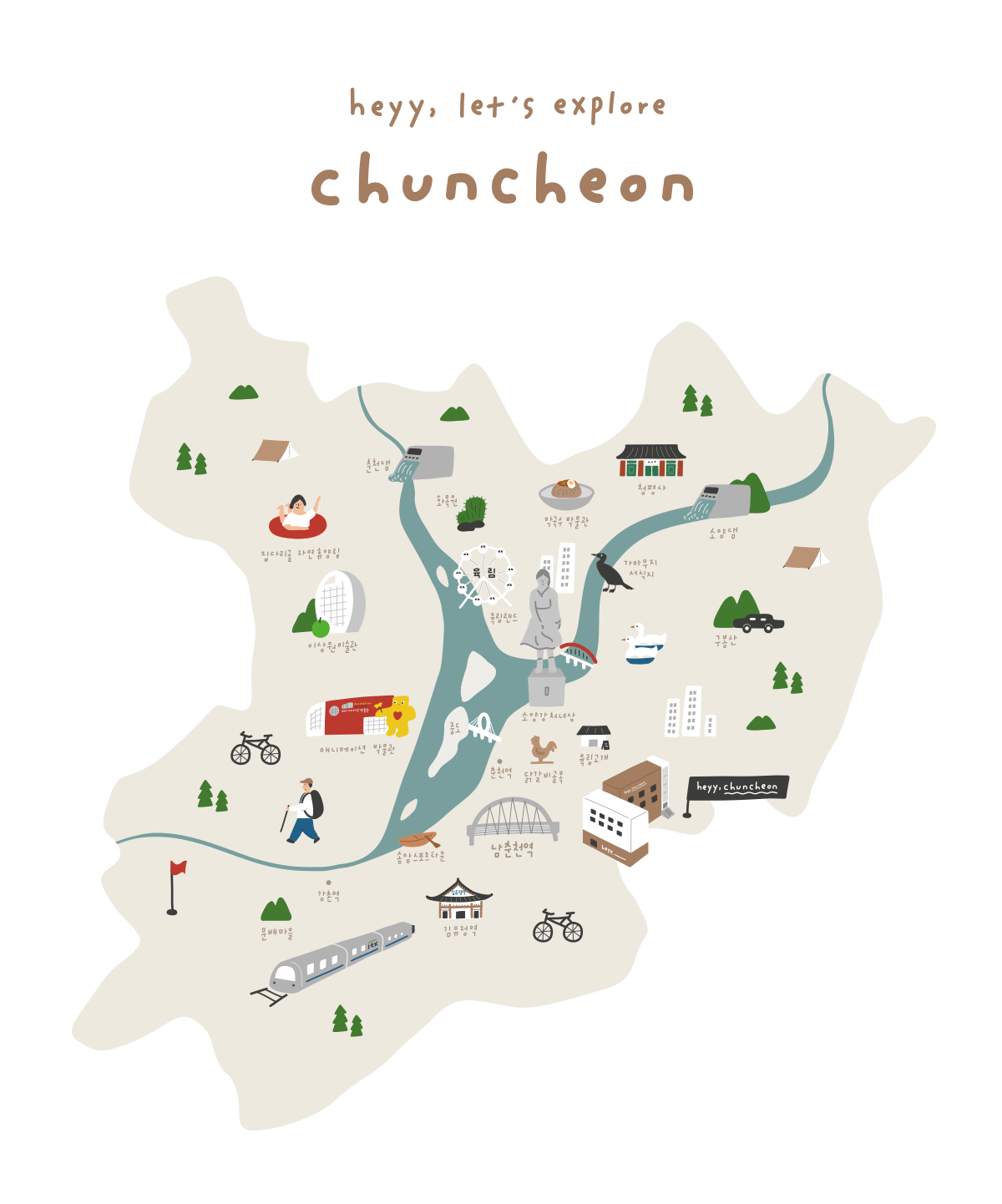 hayy, chuncheon map